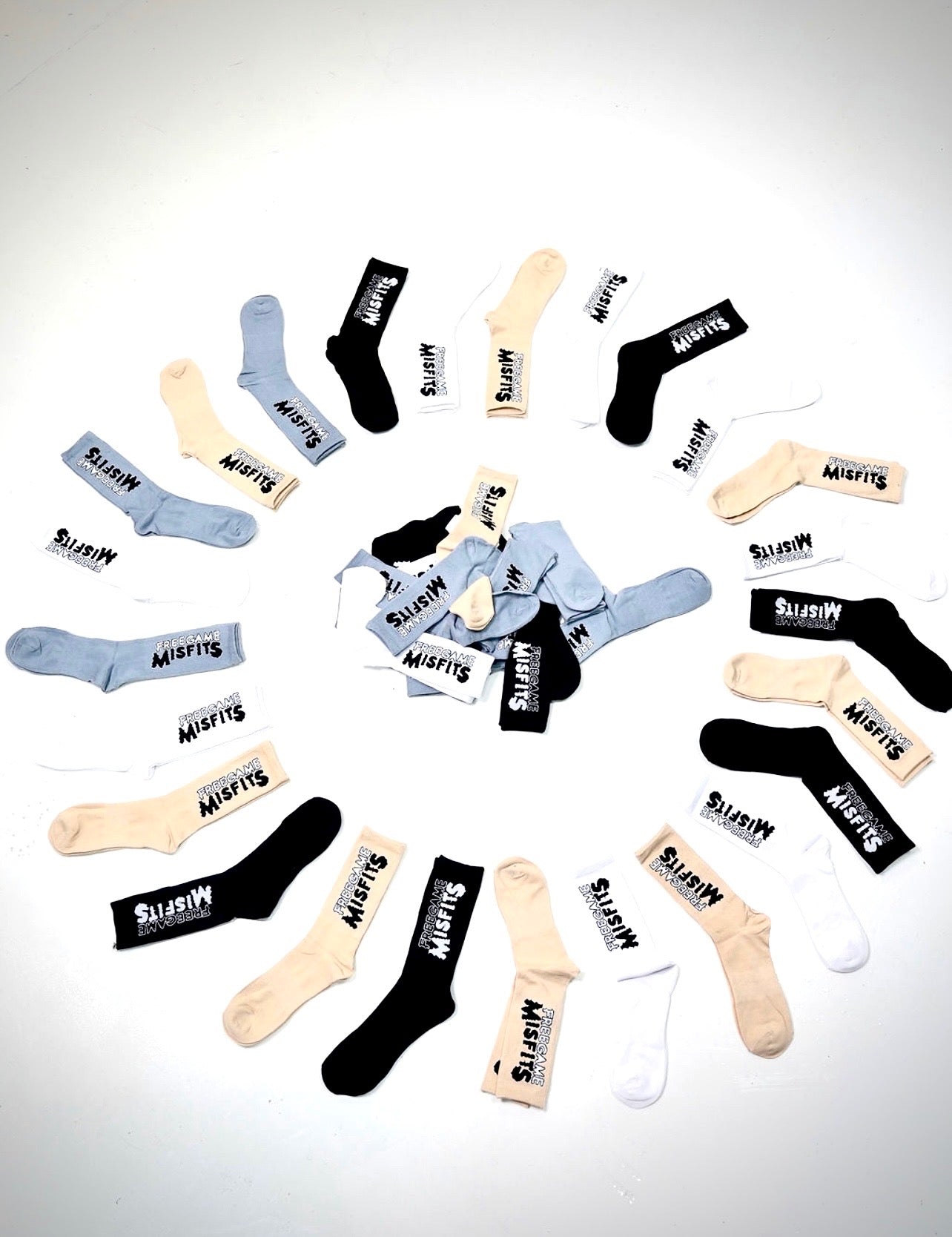 FG Font Logo Socks