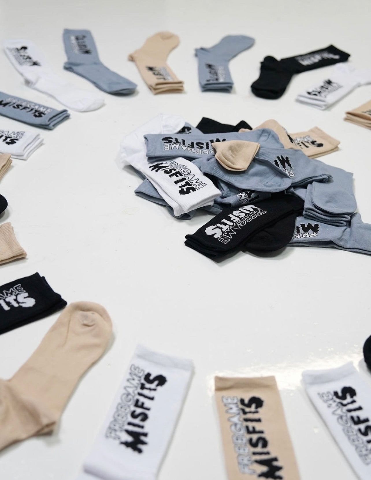 FG Font Logo Socks